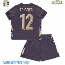 Camisa de time de futebol Inglaterra Kieran Trippier #12 Replicas 2º Equipamento Infantil Europeu 2024 Manga Curta (+ Calças curtas)